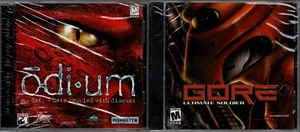 Odium and Gore Ultimate Soldier Pc Both Brand New XP 2 Action Packed Games - Picture 1 of 2