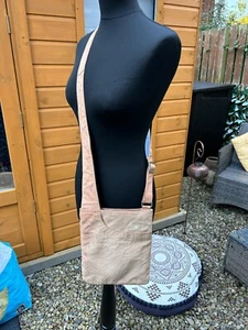 Radley Beige Leather Cross Body Crossbody Bag Handbag - Picture 1 of 7