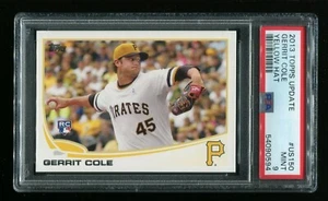 2013 Topps UPDATE # US150 Gerrit Cole RC Yellow Hat PSA 9 MINT MSS593 - Picture 1 of 2