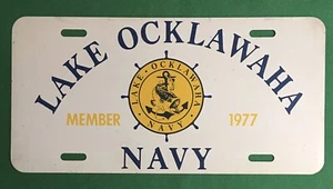 Placa de plástico 1977 miembro de la marina del lago Ocklawaha - Imagen 1 de 4