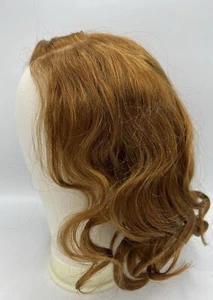 Geeta Human Hair Lace Front  Wig 14” Body Wave Orange Ginger Brown - Picture 1 of 9
