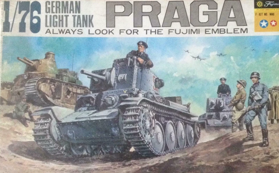 RARISSIMO SIGILLATO 1/76 GERMAN LIGHT TANK PRAGA FUJIMI RARE SIGILLATO VINTAGE - Immagine 1 di 1