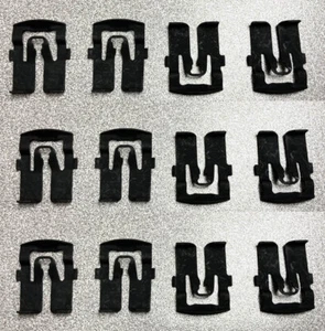 NEW! 1967 - 1968 - Mustang Cougar Rear Lower Window Clips Coupe - 12pc Set - Picture 1 of 8