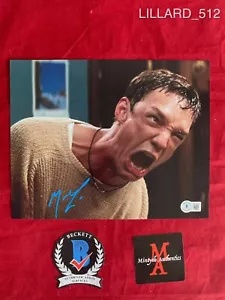 FOTO MATTHEW LILLARD AUTOGRAFATA FIRMATA 8x10! URLA! STU! BECKETT! HORROR! - Foto 1 di 7