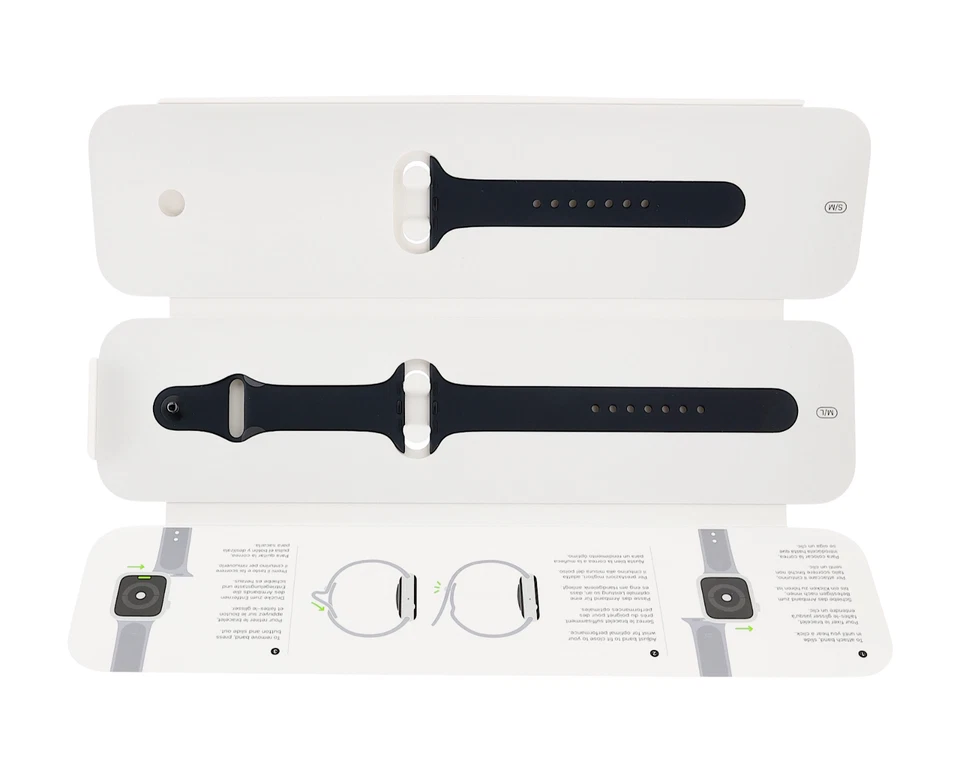 Genuine Apple Watch Band 44mm Black Sport 3e047am/a