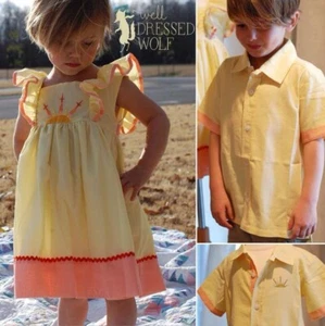 Well Dressed Wolf VINTAGE 7 Risen Son Sun Flutter Dress LA1-A41 - Picture 1 of 3
