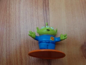 Raro 5CM Disney Original Toy Story 2001 Alien Coleccionable PVC Figura En Stand - Imagen 1 de 1