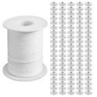 Candle Diy Tools Set, 1 Roll 200Ft/61M Cotton Candle Wick Core With 100 Pcs6680