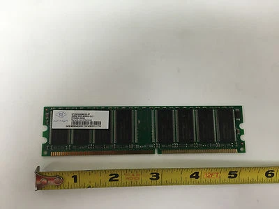 Nanya NT256D64S88C0G-5T, 256MB, DDR-400MHz-CL3, PC3200U Memory Modules - Image 1 of 2