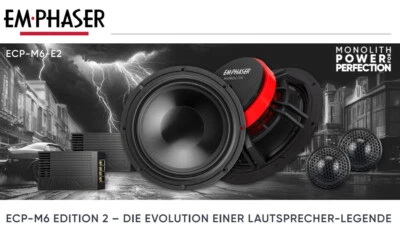 EMPHASER ECP-M6-E2 2-Wege Lautsprecher System 16,5 cm, 6,5 Zoll Autolautsprecher - Bild 1 von 4