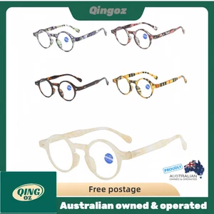 Mens Ladies Magnifying Eyewear Fashion Round Reading Glasses - Picture 1 of 22