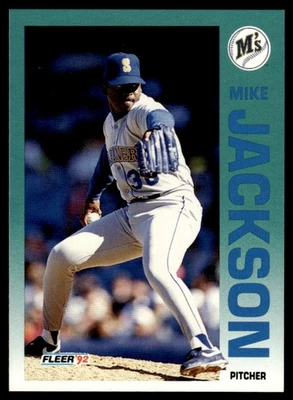 1992 FLEER MIKE JACKSON #282 SEATTLE MARINERS 364 - Image 1 of 2
