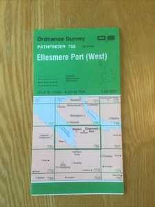 1991 Ordnance Survey Pathfinder Map 756 SJ 27/37 Ellesmere Port West (incl Flint - Imagen 1 de 10