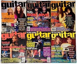 Vintage LOT Guitar School Magazine 1993 x6 Alice in Chains AC/DC Damn Yankees - Bild 1 von 15
