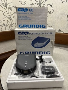 GRUNDIG CDP60 Discman CD Player UBS Compact Disc Digital Audio Player OVP Topp✅ - Bild 1 von 7