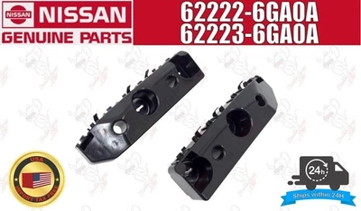 Nissan OEM BRACKET-FRONT BUMPER SIDE,RH & LH SET For 370Z Z34 - Image 1 of 4