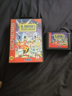 Dr. Robotnik's Mean Bean Machine Sega Genesis Game/ No Manual  - Image 1 of 4