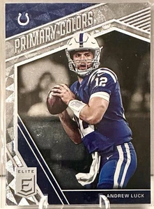 Andrew Luck 2019 Elite Silver Primary Colors COLTS #/299 - Picture 1 of 2