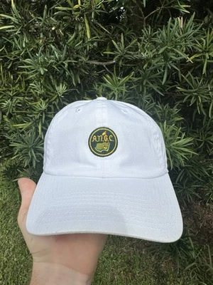 Sombrero con logotipo de miembros del Club de Golf Nacional Augusta ANGC raro logotipo de maestros de la vieja escuela Foto 1 de 4