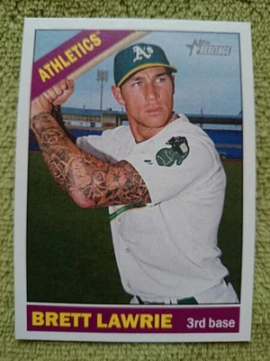 BRETT LAWRIE HERITAGE 2015 MLB 63 OBKLATHLETICS Brett Lawrie OBKlAthletics - Image 1 of 2