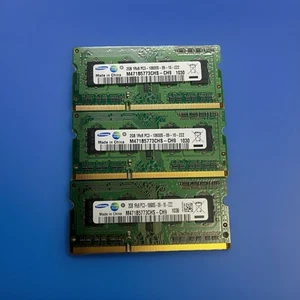 Samsung 2GB PC3-10600S DDR3 1333 (x3) 6GB - Picture 1 of 1