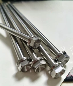 1PC M12 200mm/300mm/400mm Titanium Alloy Screws Flange Head Cap Bolts - Picture 1 of 13