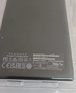 Disque dur externe portable Seagate 2 To USB 3.0 pour PC, Mac (STGX2000400-RC) - Photo 1/2