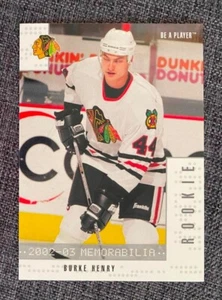 2002-03 In the Game Be A Player Memorabilia #382 - Burke Henry - Bild 1 von 1