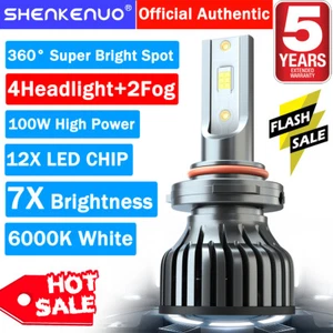 Para Toyota Tundra Combo 2007-2013 6x faros LED altos/bajos + bombillas antiniebla F8 - Imagen 1 de 13