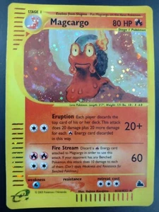 Magcargo Skyridge Holo Rare H16/H32 Pokemon Card WOTC Excellent Condition SWIRL - Picture 1 of 4