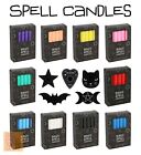 SPELL CANDLES *Witch Pagan Wiccan Protection Love Success Luck Magic *Box of 12*