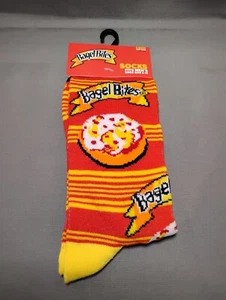 Bagel Bites Erwachsene Neuheit Crew-Socken Größe 6-12 neu - Bild 1 von 3