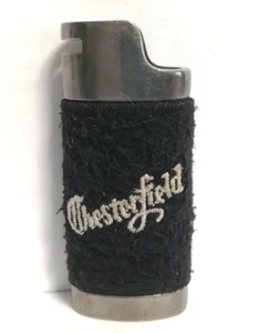 Chesterfield Metal Case for mini BIC Lighter with Black Fabric - Picture 1 of 13