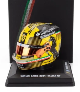 Carlos Sainz Ferrari Monza GP 2024 Helmet 1/5 Scale Looksmart - Foto 1 di 2