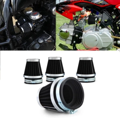 4pcs 54mm Air Filter Universal Motorcycle Fit for Yamaha Suzuki Kawasaki Honda - Imagem 1 de 4