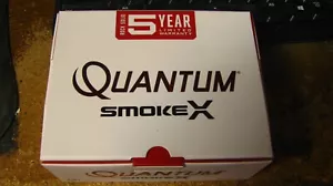 Mulinello Quantum "smoke" baitcast, pennino, SMX100HPT, 7.3/1, 9 cuscinetti, spedizione gratuita - Foto 1 di 6