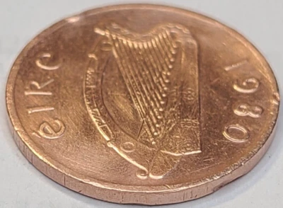 1980 Ireland 1 Penny Coin KM# 20 US SELLER  Combined shipping - Image 1 of 2