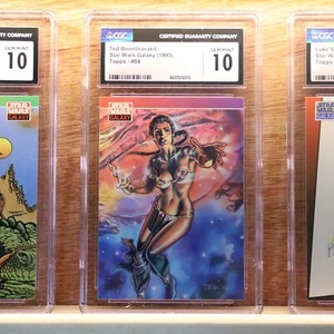 Princess Leia - 1993 Star Wars Galaxy #84 - Ted Boonthanakit - CGC 10 GEM MINT - Bild 1 von 5