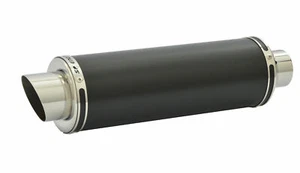Suzuki GSX650F Exhaust SP Engineering Satin Black Round Moto GP XLS 2008-2016 - Picture 1 of 9