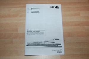 Märklin My World H0 Original Bedienungsanleitung Startpackung ICE 29200 - Picture 1 of 1