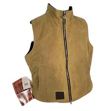 1 Outback Trading Company Oilskin Work Wear Vest Mens Small Brown 2147 NEW!