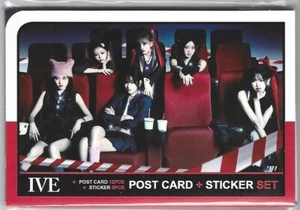 IVE Post Card [12P/ Sticker 3P Pack] K-POP 202404 - Foto 1 di 3