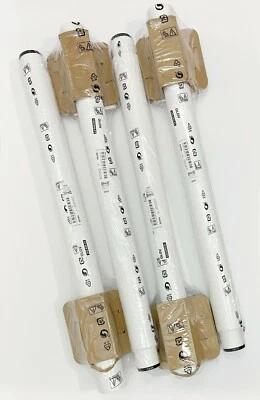SET of 4 - Ikea OLOV Leg Adjustable 23⅝-35⅜" Steel/Poly White 102.643.02 - NEW - Image 1 of 4