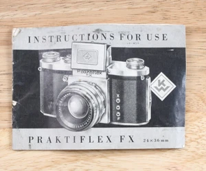 KW PRAKTIFLEX FX INSTRUCTION BOOK/203120 - Picture 1 of 1