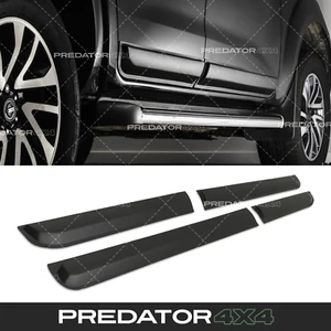 ABS MATTE BLACK LOWER DOOR TRIM BODY CLADDING KIT FOR NISSAN NAVARA D23 2015+ - Afbeelding 1 van 12