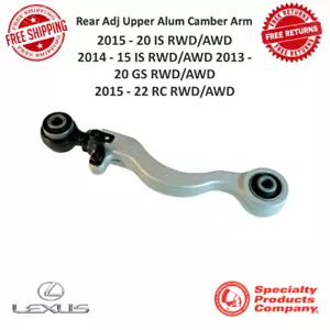 SPC Rear Adj Upper Alum Camber Arm For Lexus 14-20 IS, 13-20 GS, 15-22 RC #72450 - Picture 1 of 12
