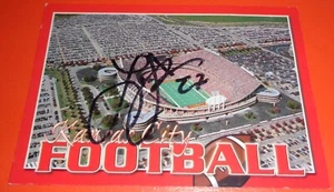 Larry Johnson Autograph Postcard Kansas City Chiefs - Picture 1 of 1