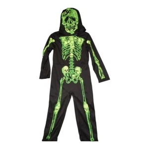 Spooktacular Size 7-9 Y Kids Skeleton Costume, Unisex Glow in the Dark Skeleton - Picture 1 of 8
