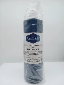 AmeriColor Soft Gel Paste Food Coloring, 13.5 Ounce SUPER BLACK - Picture 1 of 3