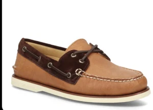 Sperry Scarpe da Barca Nautica Uomo Gold Cup Originali 2 Occhielli Marrone Nautico NUOVE $275 - Foto 1 di 8